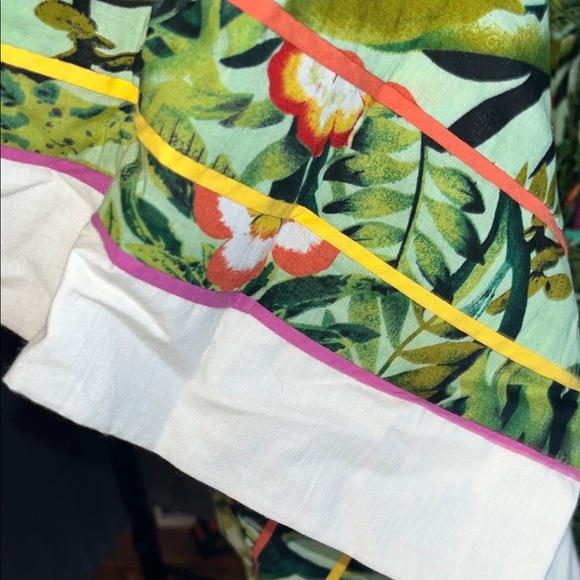 Coldwater Creek Tropical Print A-Line Skirt - Picture 2 of 11